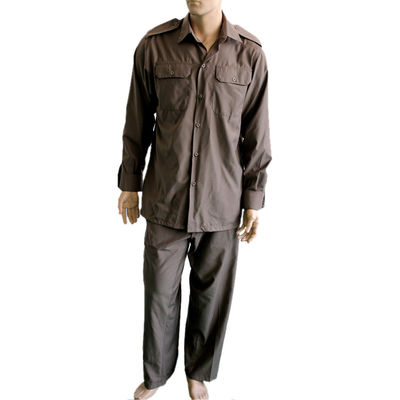 Shirt Set Workwear Uniform Military Trianing Set Casual Style Machine Washable