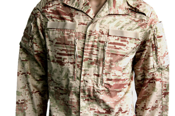 2 Pockets Tactical BDU Camo Uniform For Saudi Arabia Combat Outdoor Training