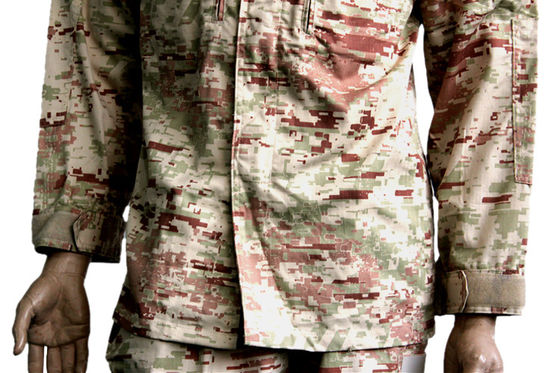 2 Pockets Tactical BDU Camo Uniform For Saudi Arabia Combat Outdoor Training