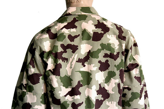 Rip Resistant BDU Military Uniform Breathable For Nigeria Army Outdoor Activities