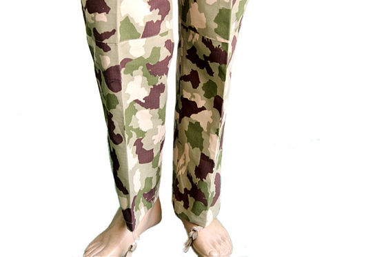 Rip Resistant BDU Military Uniform Breathable For Nigeria Army Outdoor Activities