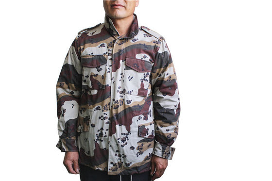 Good price Camouflage Polyester / Cotton M65 Military Jacket Customizable For Saudi Army online