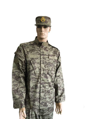 TC 65/35 Fabric Material Acu Military Clothing Set For Kuwait Terrain