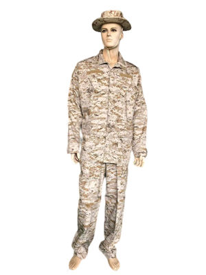 Good price 50 / 50 Nylon Cotton Fabric ACU Military Uniform Set For Saudi Army 200gsm online
