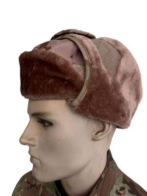 Men'S Hunting Winter Camouflage Military Caps Windproof With Fur