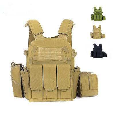 Good price Quick Release Nylon Military Tactical Vest Khaki Bulletproof Waterproof For Body Armour online