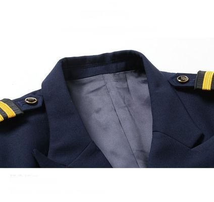 Σκοτεινά μπλε στολή του Ναυτικού 100% πολυεστέρα με ίσια παντελόνια