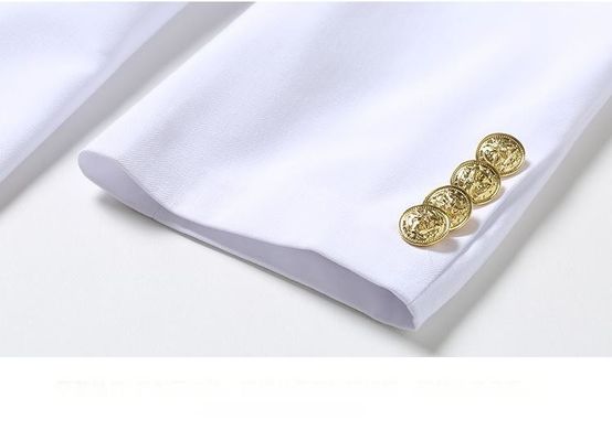 Classic White Ceremonial Suit Waterproof For Formal Events