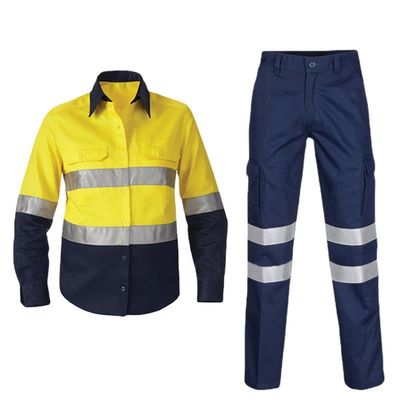 Good price Reflective Strips Workwear Uniform For Construction Sites, Railway Docks Labor Protection online