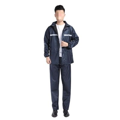 Good price PU Coating Military Raincoat Poncho Windproof For Men And Women Full Body Protection online