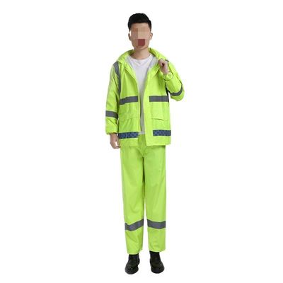 Good price PU Coating Full Body Protection Military Raincoat Poncho Waterproof For Cycling Construction Work online