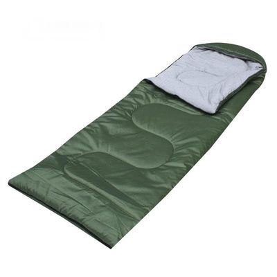 Good price Outdoor Camping Hiking Envelope Sleeping Bag Army Green Waterproof Lightweight For Adults online