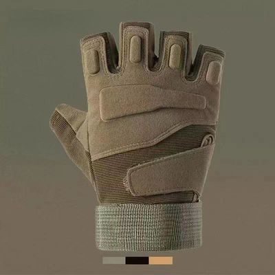 Outdoor Sport Combat Tactical Half Finger Gloves Shock Resistant for Hiking Shooting