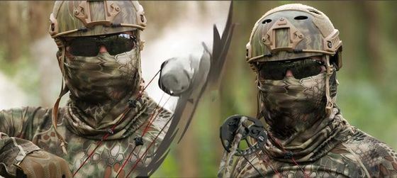 Camouflage Quick Drying Tactical Neck Gaiter Outdoor Cycling Headscarf Anti Sand