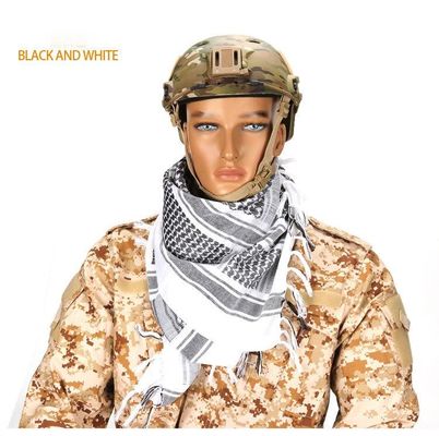 Outdoor Arabian Shemagh Tactical Accessories Multifunctional Arabian Scarf Windproof For Neck Wrapping