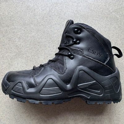 Men'S Mid Top Military Hiking Boots Breathable For Outdoor Sports