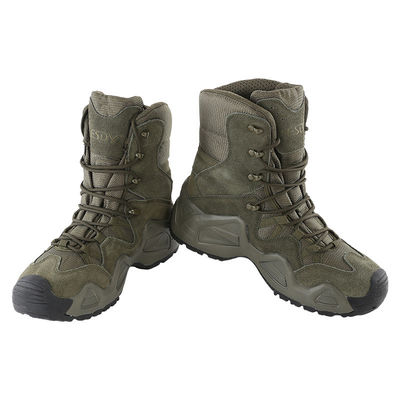 Good price High Top Military Cow Leather Boots For Both Men And Women Outdoor Sports Hiking online
