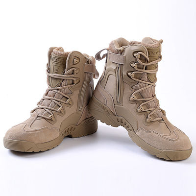 Good price High Top Hiking Cow Leather Military Boots For Both Men And Women Outdoor Sports online