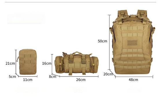 Molle System Functional Tactical Backpack for Outdoor Hiking Mountaineering Sports