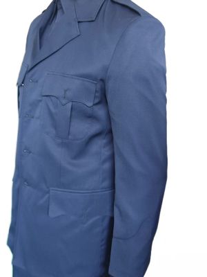 Navy Blue 45% Wool Military Uniform Winter Long Sleeve Ceremonial Dress