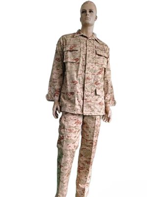 Tactical BDU Camouflage Combat Uniform Military-Grade 65% Polyester / 35% Cotton Blend