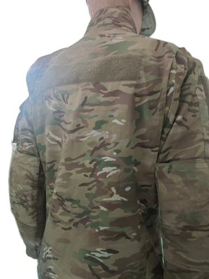 Fashion Camo Military Jacket with Zipper & Velcro for Comfortable Wear