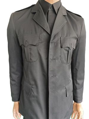 Ensemble d'uniformes militaires noirs (45% de laine 55% de polyester)