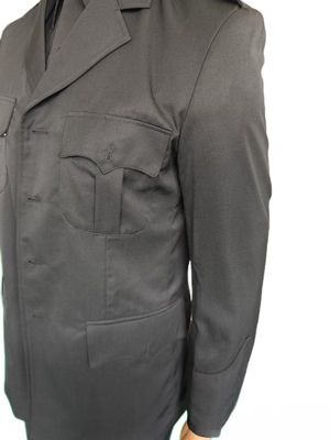 Ensemble d'uniformes militaires noirs (45% de laine 55% de polyester)