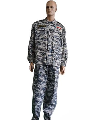 Tactical BDU Camo Combat Uniform - 65/35 Poly-Cotton Reinforced Field Gear