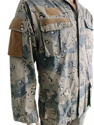 BDU Tactical 6-Pocket Camouflage Military Uniform (65% Polyester 35% Cotton)