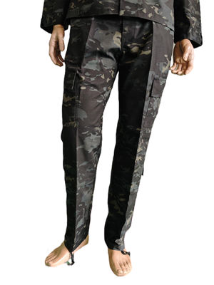 Uniforme táctico de operaciones negras ACU - mezcla de combate de polialgodón 65/35