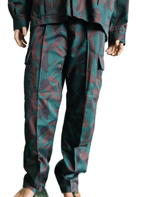 Tactical Forest Ops BDU Set Quad-Pocket Jacket & Utility Straight-Leg Trousers