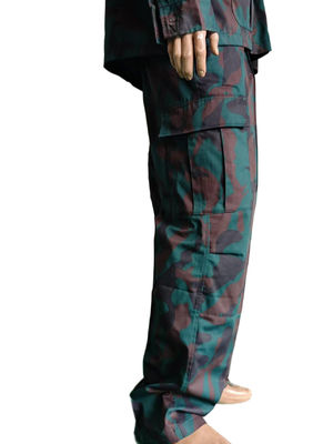 Tactical Forest Ops BDU Set Quad-Pocket Jacket & Utility Straight-Leg Trousers