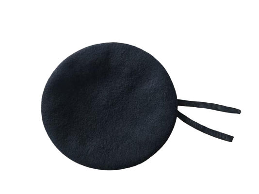 Classic Onyx Dress Beret – Parade-Ready Uniform Hat