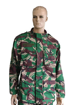 Tactical Forest Combat Uniform Woodland Camo With MOLLE & IR Reduction For Gabon