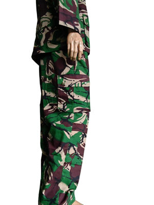 Tactical Forest Combat Uniform Woodland Camo With MOLLE & IR Reduction For Gabon