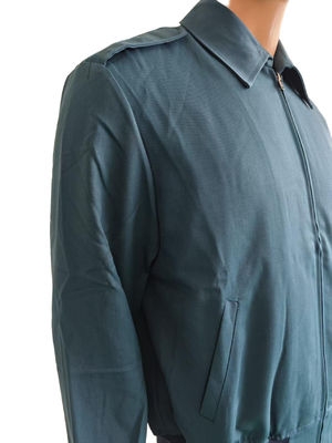 Customizable Fabric Standard Issue Blue Uniform Jacket With 2 Pockets