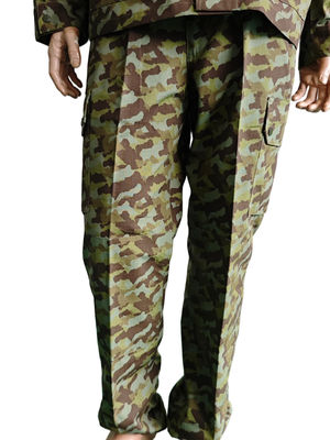 F2 Camouflage Military Uniform Set Tactical Durable Four Pocket Jacket Pants Boonie Hat Outfit