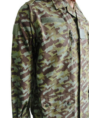 F2 Camouflage Military Uniform Set Tactical Durable Four Pocket Jacket Pants Boonie Hat Outfit