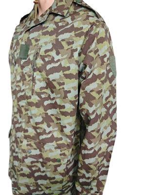 F2 Camouflage Military Uniform Set Tactical Durable Four Pocket Jacket Pants Boonie Hat Outfit
