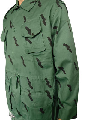 Military-Style Multi-Pocket Tactical Jacket (Camo)