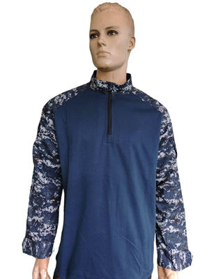 Operator OD Blue Frog Shirt - Partial Zip Combat Uniform