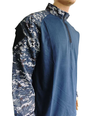 Operator OD Blue Frog Shirt - Partial Zip Combat Uniform