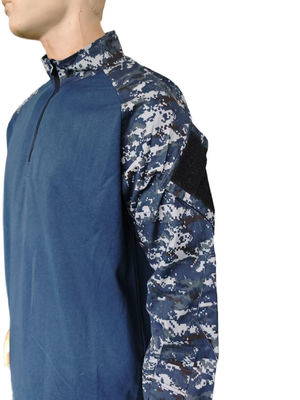 Operator OD Blue Frog Shirt - Partial Zip Combat Uniform