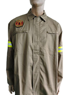 Fire - Fighting Work Outerwear: Flame - Retardant, Heat - Resistant Tactical Style with Reflective Strips