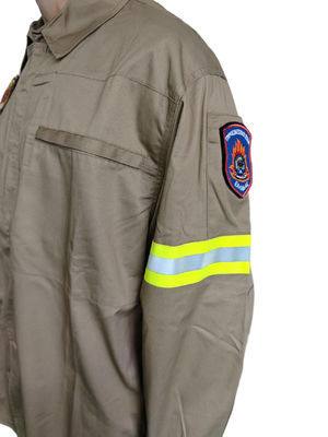 Fire - Fighting Work Outerwear: Flame - Retardant, Heat - Resistant Tactical Style with Reflective Strips