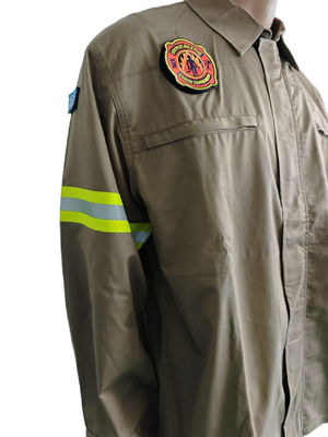 Fire - Fighting Work Outerwear: Flame - Retardant, Heat - Resistant Tactical Style with Reflective Strips