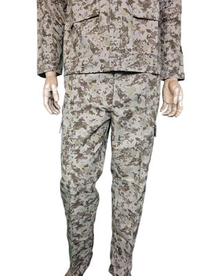 Desert Digital Camo BDU-Style Training Uniform (Button System)