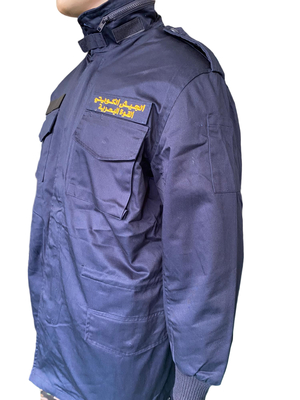 Navy Blue Tactical Long Sleeve Detachable Liner Jacket